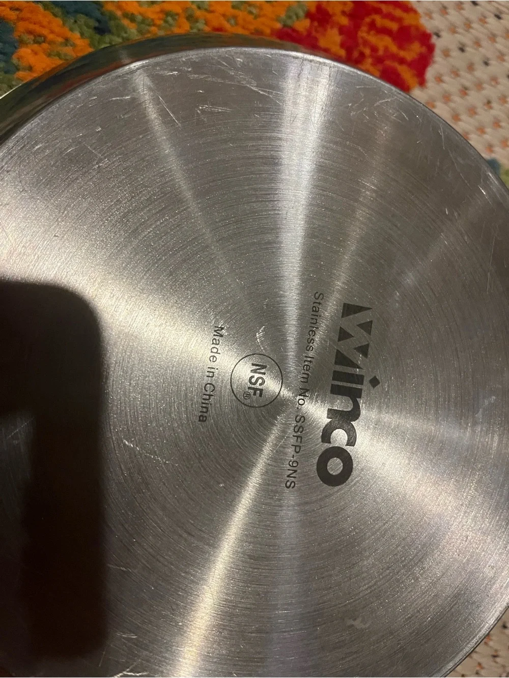 Winco Stainless Steel Non Stick Fry Pan Used